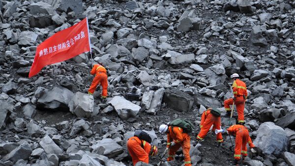 15 morts et 120 disparus dans un éboulement en Chine - Sputnik Afrique