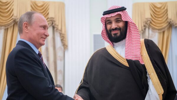 Встреча президента РФ Владимира Путина с заместителем наследного принца Саудовской Аравии Мухаммадом ибн Салманом Аль Саудом - Sputnik Afrique