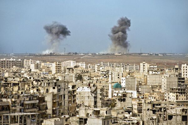 Chroniques syriennes à l’exposition photo La Guerre et… la paix? - Sputnik Afrique