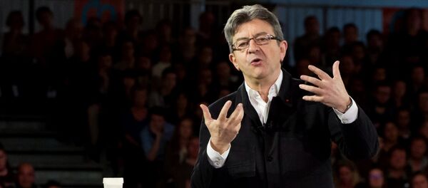 French presidential candidate Jean-Luc Melenchon holds rally in Lille - Sputnik Afrique