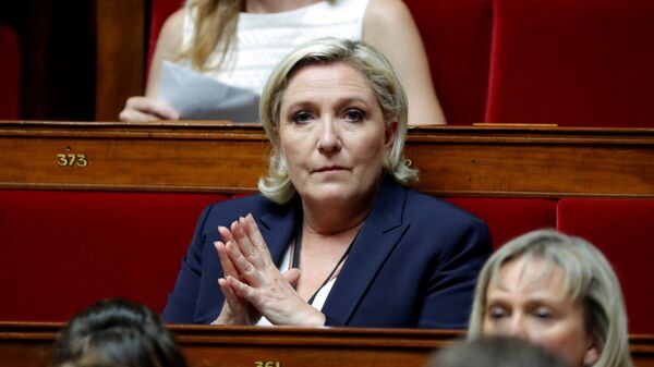 Newly-elected member of parliament Marine Le Pen of France's far-right National Front (FN) political party attends the opening session of the French National Assembly in Paris, France, June 27, 2017. - Sputnik Afrique