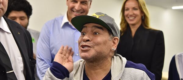Diego Maradona à Moscou - Sputnik Afrique