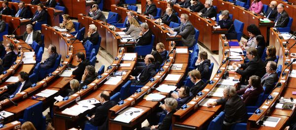 Участие председателя Государственной Думы С.Е.Нарышкина в сессии ПАСЕ - Sputnik Afrique