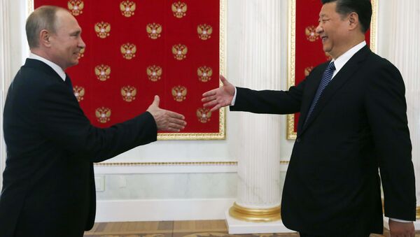 Le président russe Vladimir Poutine et son homologue chinoise Xi Jinping - Sputnik Afrique