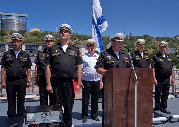 La frégate Amiral Essen est accueillie à Sébastopol - Sputnik Afrique