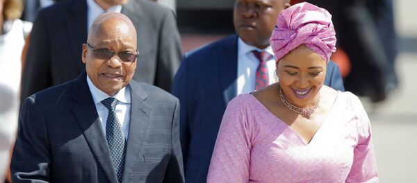 Jacob Zuma et son épouse - Sputnik Afrique