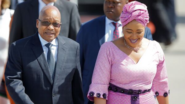 Jacob Zuma et son épouse - Sputnik Afrique