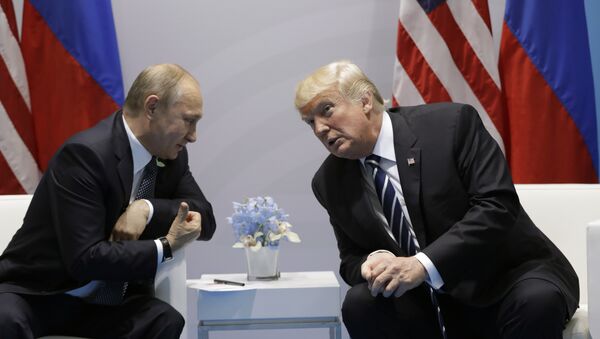 la première rencontre Trump-Poutine - Sputnik Afrique