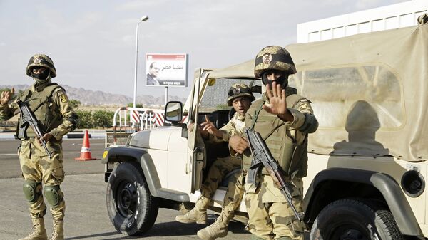 Ägyptische Soldaten auf Sinai - Sputnik Afrique