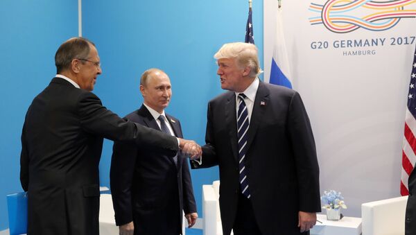 Vladimir Poutine et Donald Trump - Sputnik Afrique