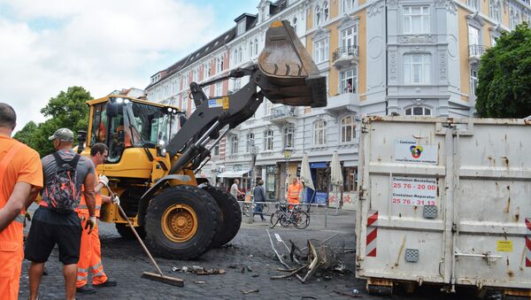 La ville de Hambourg sera indemnisée suite aux dégâts causés par les affrontements - Sputnik Afrique