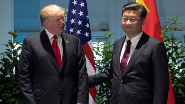 US-Präsident Donald Trump und Präsident der Volksrepublik China Xi Jinping - Sputnik Afrique