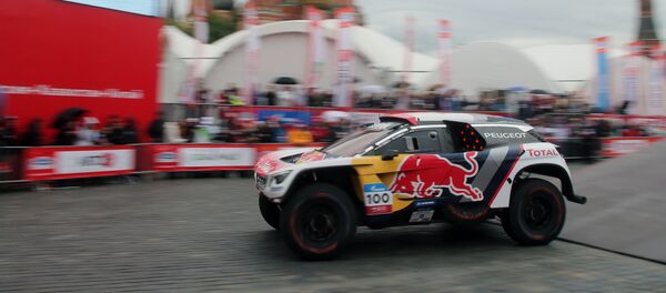 Le commencement du Rallye de la route de la Soie à Moscou - Sputnik Afrique