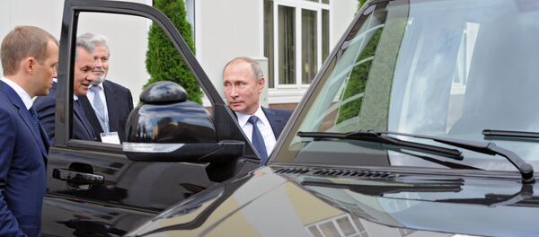 Рабочая поездка президента РФ В. Путина в Тульскую область - Sputnik Afrique