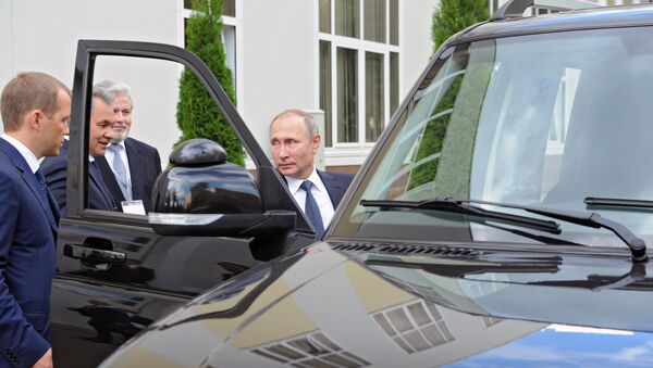 Рабочая поездка президента РФ В. Путина в Тульскую область - Sputnik Afrique