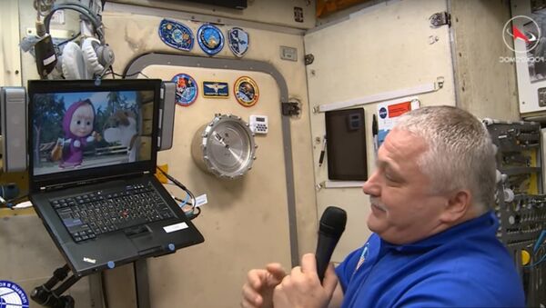 Le nouvel épisode «cosmique» de Masha et Michka fait rêver le chef de l’ISS - Sputnik Afrique