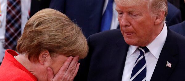 Angela Merkel et Donald Trump - Sputnik Afrique
