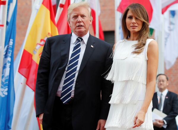 Donald Trump et Melania Trump  - Sputnik Afrique