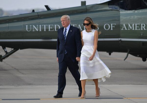 Donald Trump et Melania Trump (archives) - Sputnik Afrique