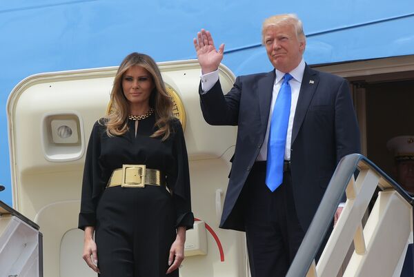 Donald Trump et Melania Trump en Arabie saoudite - Sputnik Afrique
