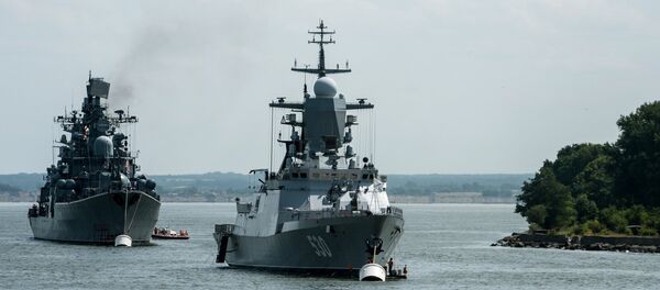 Des navires russes dans le port de Baltiisk, dans la région de Kaliningrad - Sputnik Afrique
