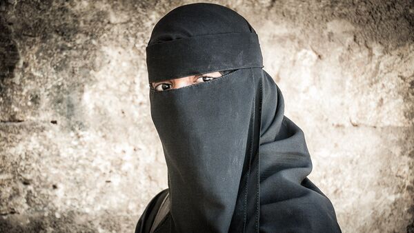 A girl in a burqa. (File) - Sputnik Afrique