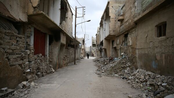 Des maisons endommagées en Syrie - Sputnik Afrique