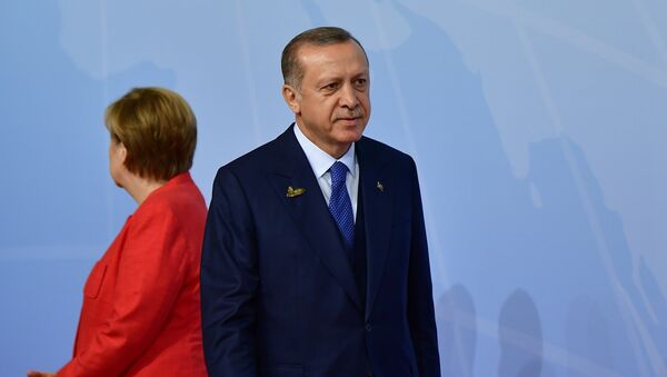 Angela Merkel et Recep Tayyip Erdogan. Archive photo - Sputnik Afrique