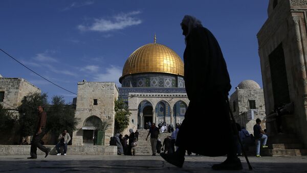 La mosquée Al-Aqsa et le dôme du Rocher à Jérusalem - Sputnik Afrique