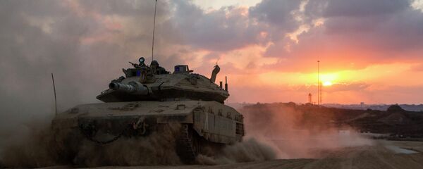Un char de l'armée israélienne Un char de l'armée israélienne - Sputnik Afrique