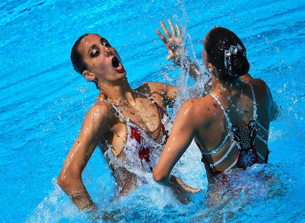 Les meilleures images du Championnat du monde de nage synchronisée à Budapest - Sputnik Afrique