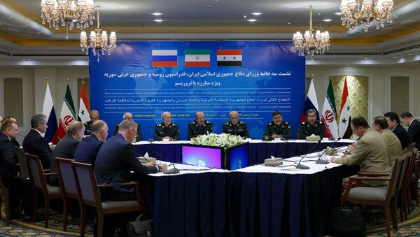 La Russie, la Syrie et l’Iran poursuivront la lutte conjointe contre le terrorisme - Sputnik Afrique