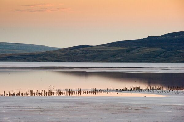 Le lac Tchokrak: les boues thérapeutique en Crimée - Sputnik Afrique