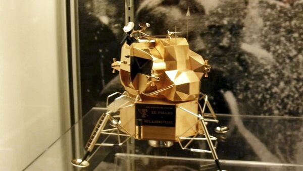 This image provided by Armstrong Air and Space Museum shows a lunar module replica at Armstrong Air and Space Museum in Wapakoneta, Ohio. - Sputnik Afrique
