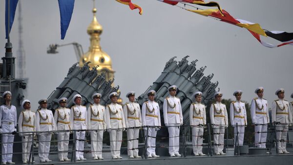 Празднование Дня ВМФ в Санкт-Петербурге - Sputnik Afrique