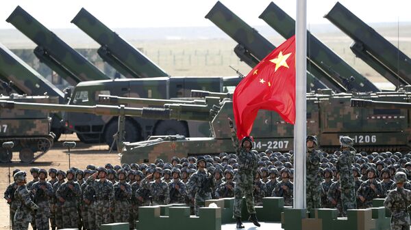 Artillerie et militaires chinois - Sputnik Afrique