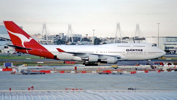 Un avion de la compagnie aérienne Qantas - Sputnik Afrique
