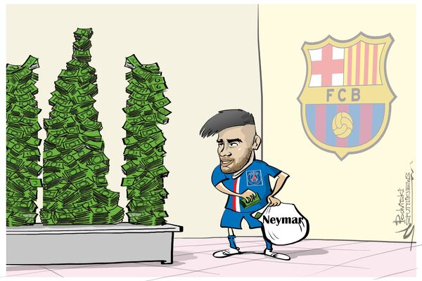 Neymar a-t-il payé lui-même 222 M de clause libératoire au Barça? Neymar a-t-il payé lui-même 222 M de clause libératoire au Barça? - Sputnik Afrique