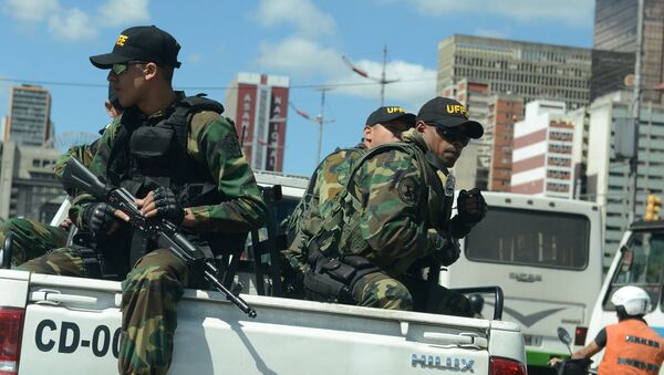 Des militaires vénézuéliens à Caracas - Sputnik Afrique