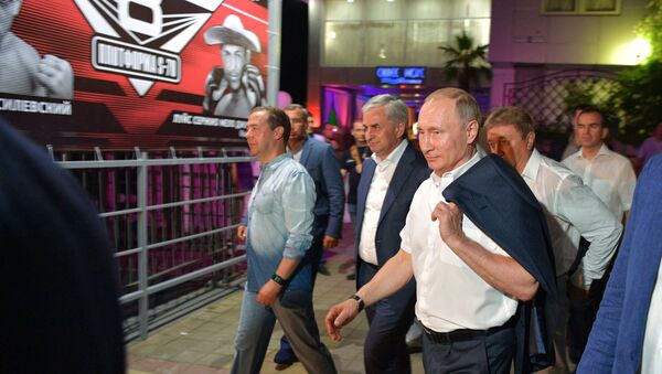 Рабочая поездка президента РФ В. Путина в Сочи - Sputnik Afrique