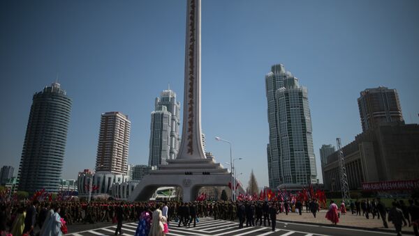 Opening of new residential area on Ryomyong Street in Pyongyang - Sputnik Afrique