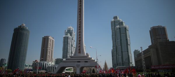 Inauguration d'un nouveau quartier résidentiel à Pyongyang - Sputnik Afrique