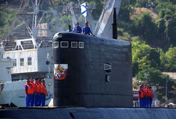 La cérémonie de réception du sous-marin diesel Krasnodar à Sébastopol - Sputnik Afrique