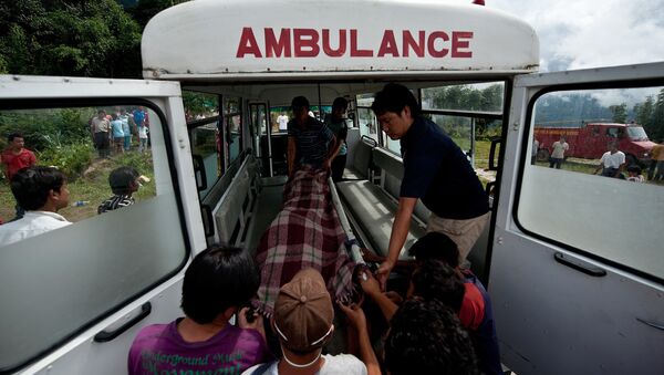 Une ambulance au Népal (archives) - Sputnik Afrique