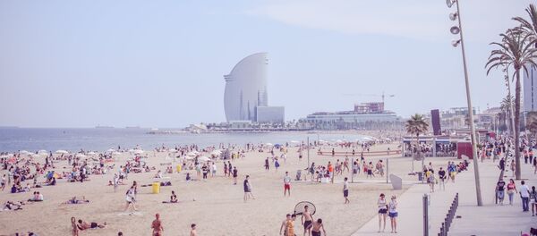 Plage à Barcelone - Sputnik Afrique