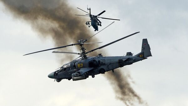 Ka-52  Alligator  attack helicopter  (File) - Sputnik Afrique