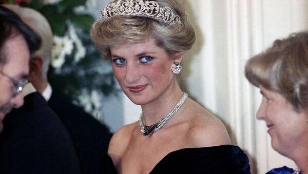 La princesse Diana à la réception en l'honneur des membres de la famille royale à Bonn, Allemagne, 1987 - Sputnik Afrique