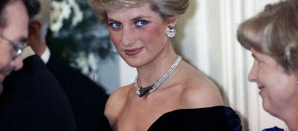 La princesse Diana à la réception en l'honneur des membres de la famille royale à Bonn, Allemagne, 1987 - Sputnik Afrique