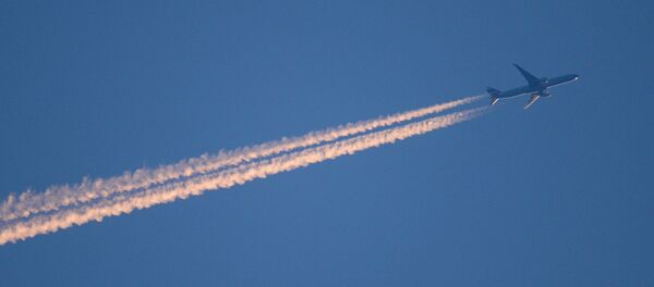 A plane in the sky. - Sputnik Afrique