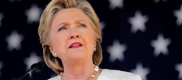 US Democratic presidential nominee Hillary Clinton speaks at a campaign rally at Pasco-Hernando State College in Dade City, Florida, US November 1, 2016. - Sputnik Afrique